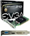 Placa de vídeo EVGA Geforce 210 512MB DDR3 VGA HDMI DVI